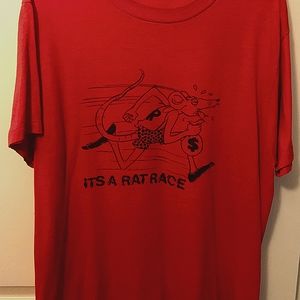 Cool Vintage T-Shirt "It's A Rat Race"
